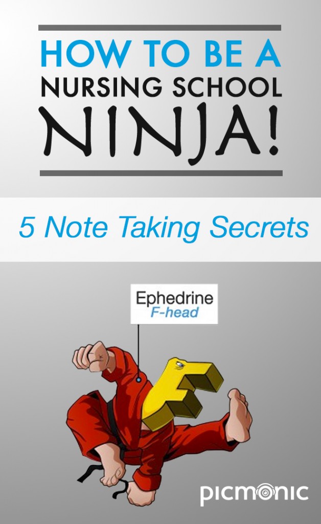 How to Be a Nursing School Ninja - 5 Notes