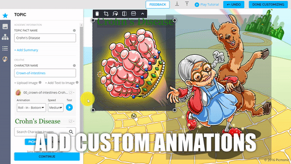 Picmonic Creator - Custom Animations