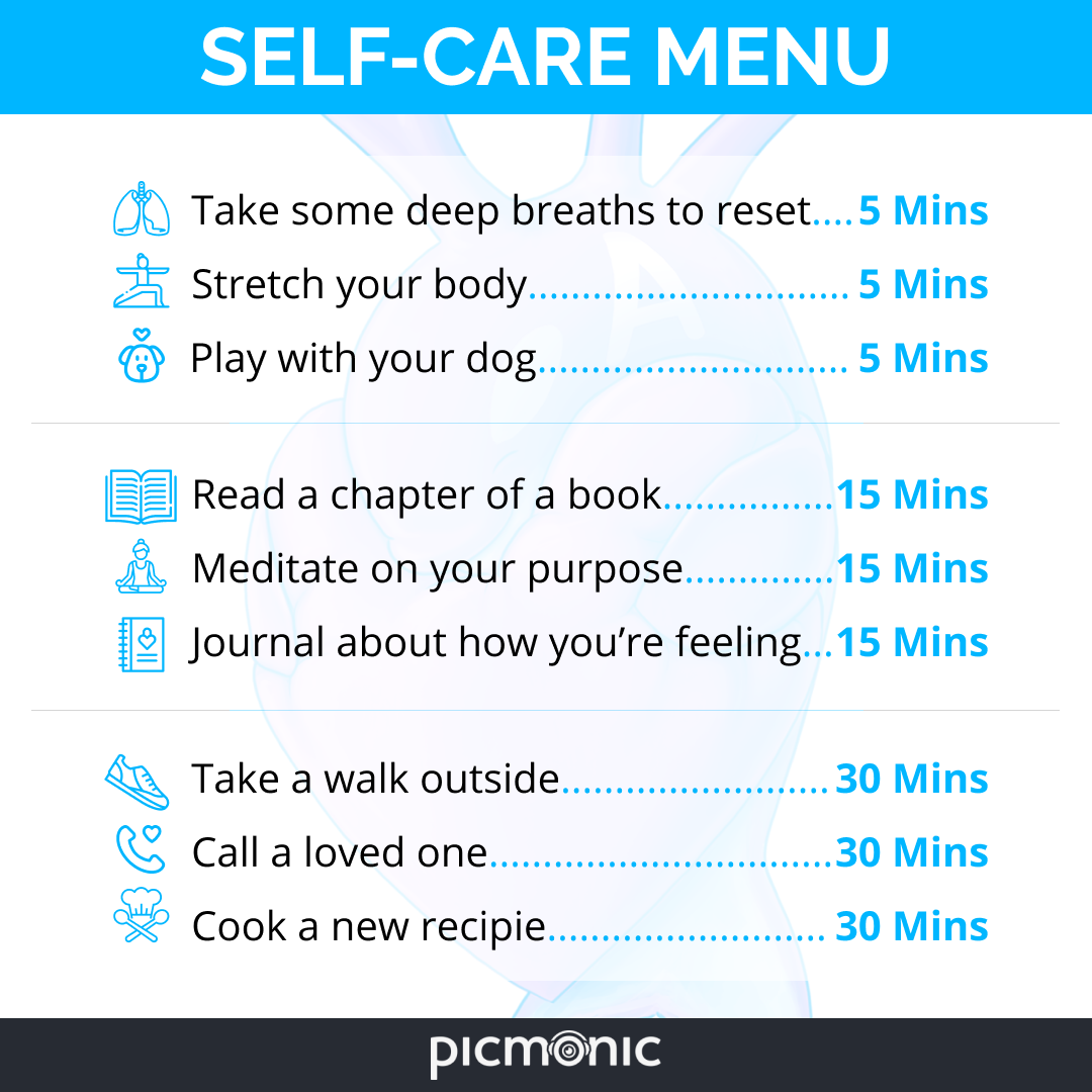 Self-Care Menu