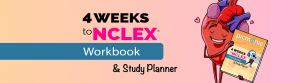 4 Weeks to NCLEX® Workbook & Study Planner: Nursing Mnemonic Visual Learning Resource by Picmonic